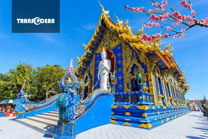Chùa Xanh Wat Rong Sua Ten